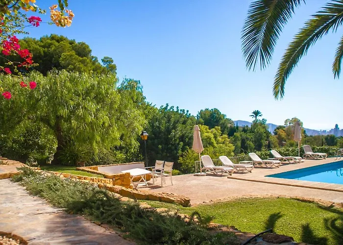 Altozano With Pool, Barbeque, Large Garden, And Fantastic Sea Views Villa
